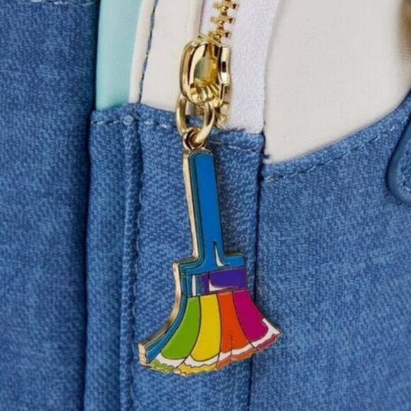 NWT Loungefly Exclusive - Lisa Frank Panda Painter Cosplay Mini Backpack - Picture 6 of 9